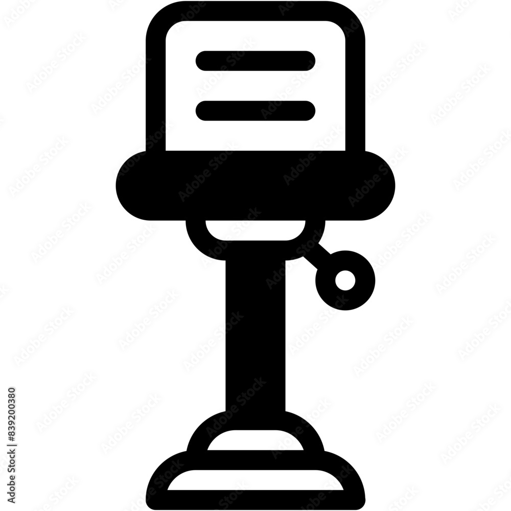 Vector Icon Bar Stool, Stool, Seat, Chair, Furniture Vector Icon Bar Stool, Stool, Seat, Chair, Furniture