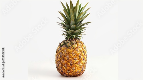 Pineapple, isolated on a white background