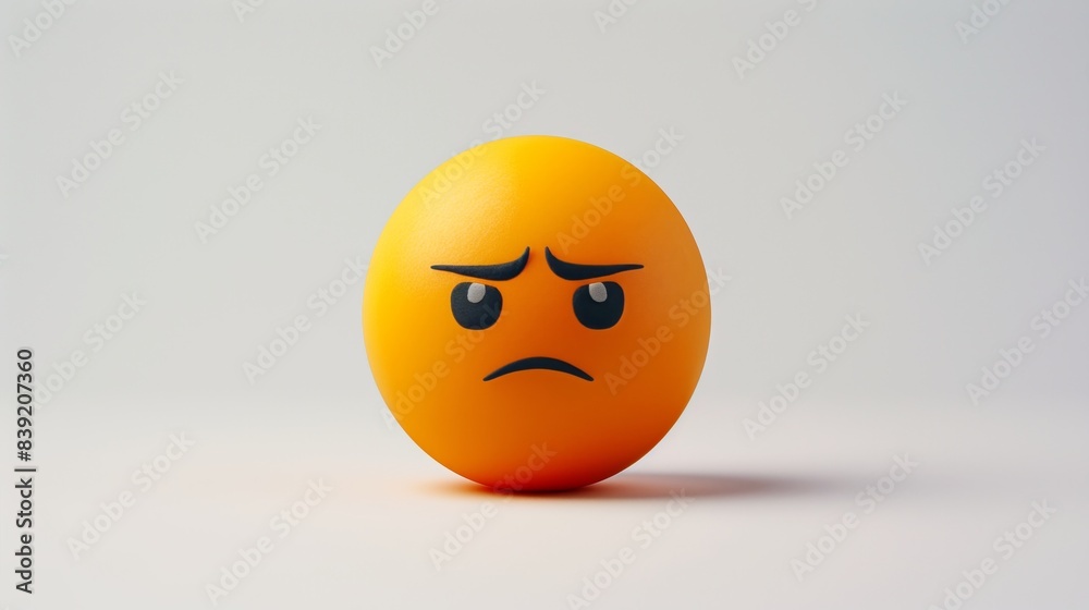 Angry or sad emoji emotion for social networks