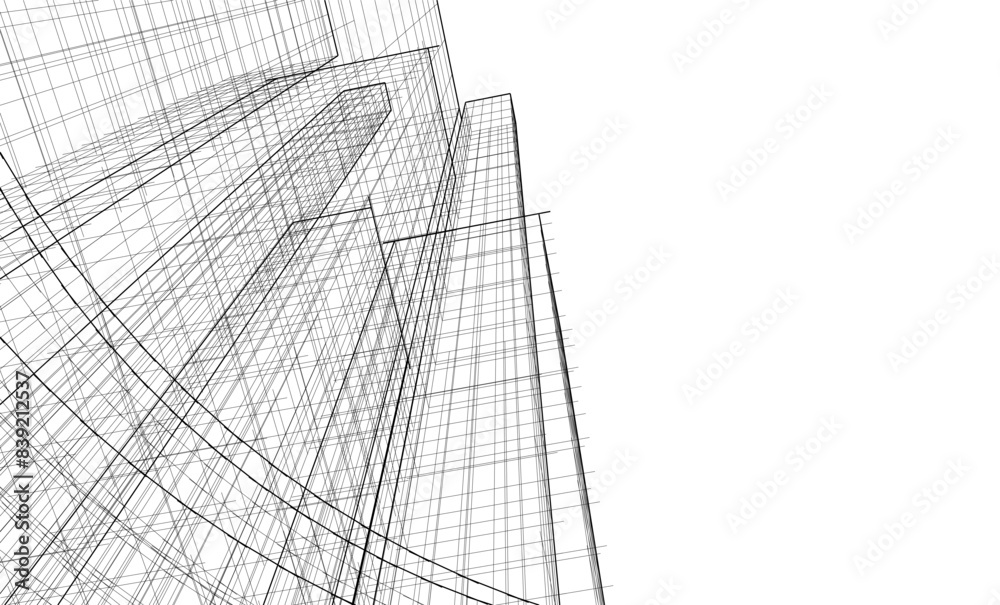 Architecture building. Design background vector illustration