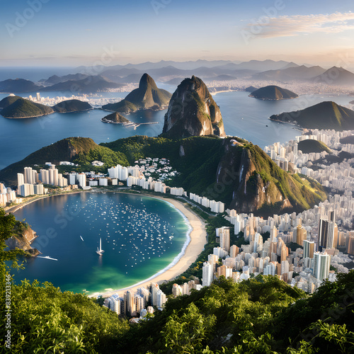 Rio de Janero in Brazil, ai-generatet photo