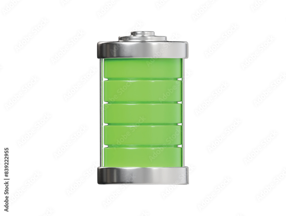 Battary icon 3d render illustration Battary icon 3d render illustration
