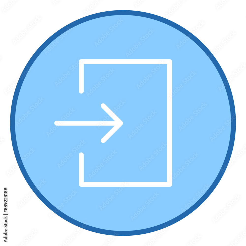 Vector Icon login, arrow, sign, direction Vector Icon login, arrow, sign, direction