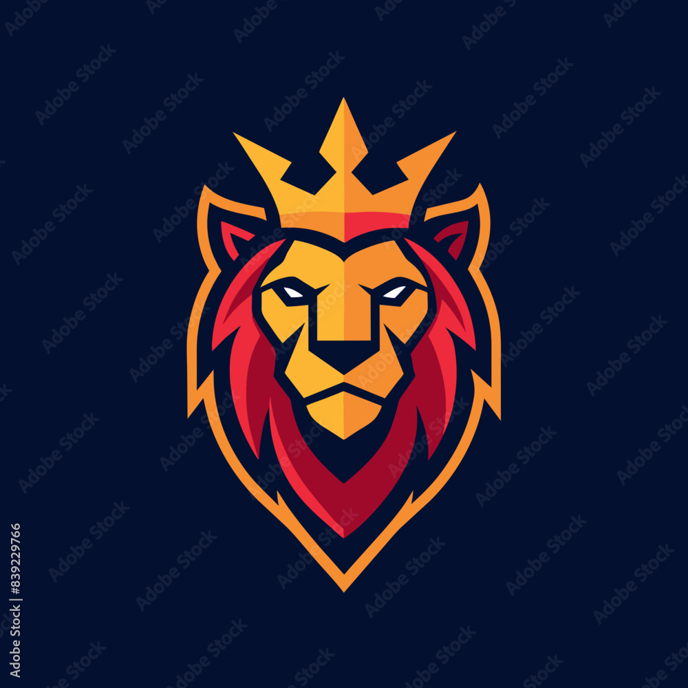 lion head illustration lion head illustration