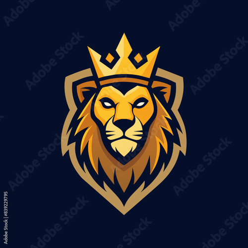 lion head vector illustration