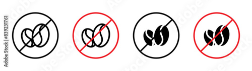 Caffeine Free Icon Highlighting Health-Conscious and Decaffeinated Choices