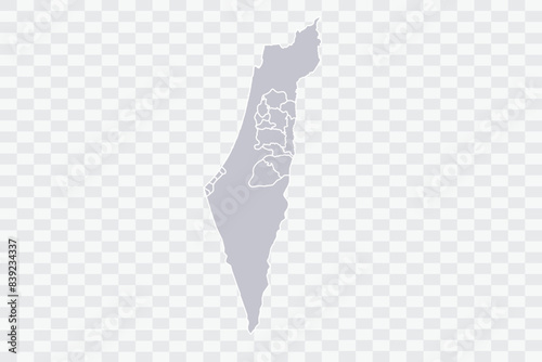 Palestine Map Cloud Color on White Background quality files Png