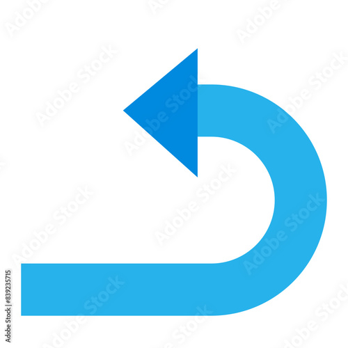 Free Download Vector Icon curve, left, arrow, sign - GFXLoad