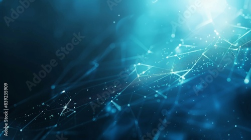 Light Blue Technology Minimalist Background 