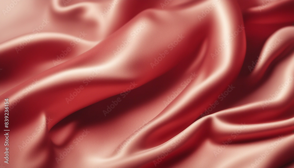 Obraz premium red gradient background, toned silk drapery backdrop