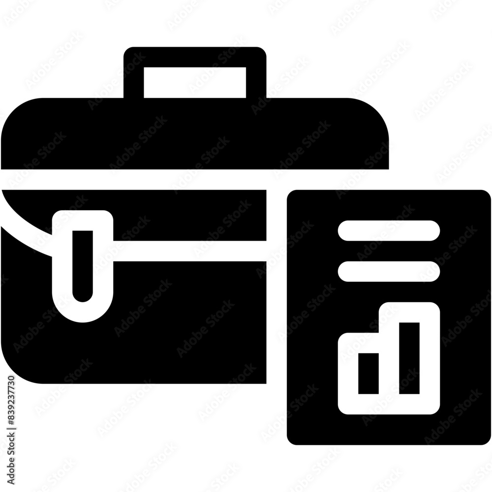 Vector Icon portfolio, business and finance, report, job, briefcase Vector Icon portfolio, business and finance, report, job, briefcase
