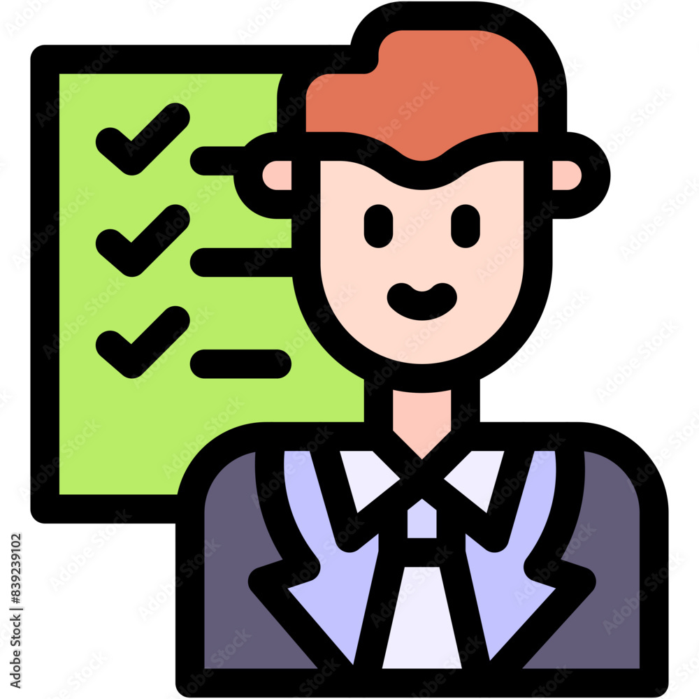 Vector Icon Management, Manager, Project Manager, Business Operations, User Vector Icon Management, Manager, Project Manager, Business Operations, User