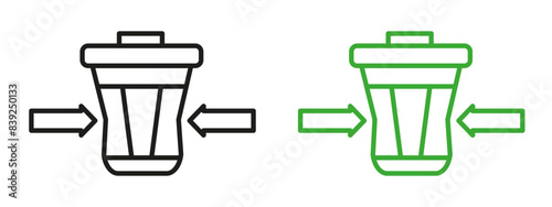 Waste Reduction Graphic Promoting Sustainable Practices and Recycling