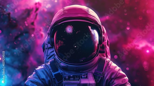 Retro space adventure astronaut © Zahfran