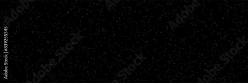 Pet hair on black textile seamless pattern. Texture of cat fur on a dark background. Lint on clothes