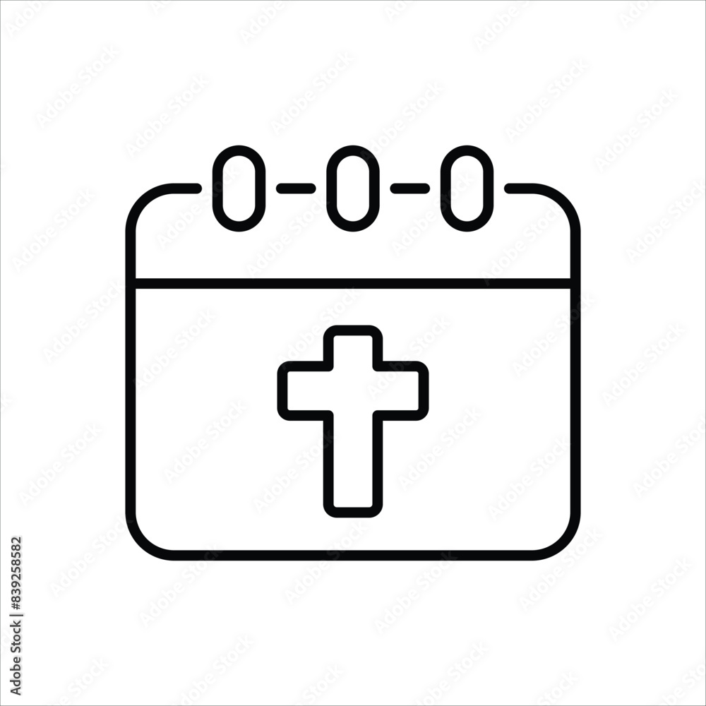 Fototapeta premium Calendar vector icon