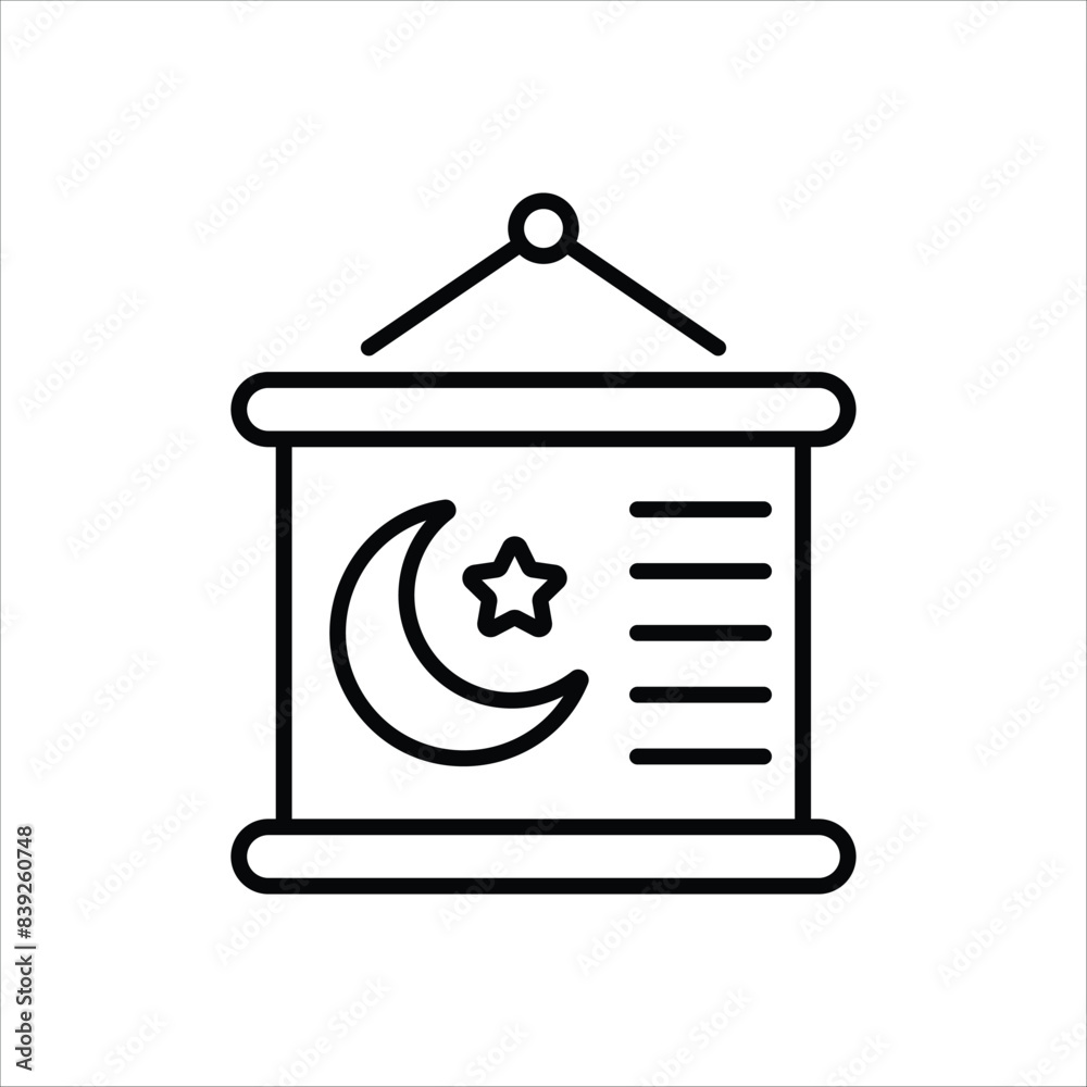 Islamic vector icon Islamic vector icon