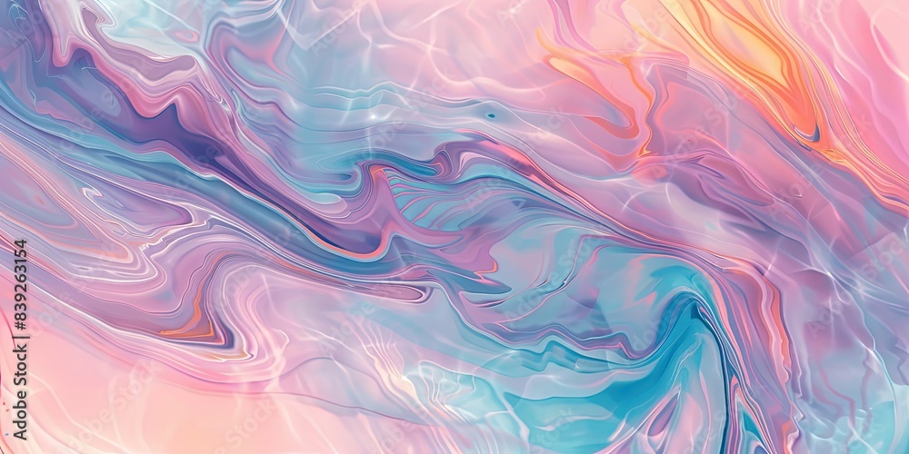 Soft Colorful Fluid Art Soft Colorful Fluid Art