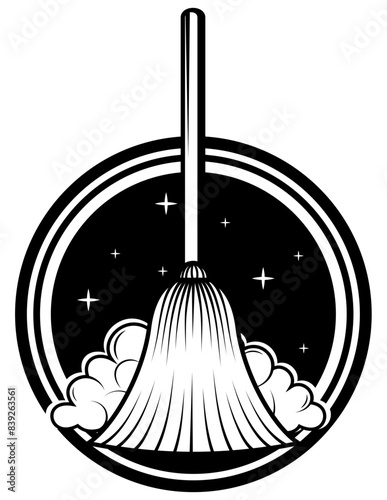 Cleaning Tools | Housekeeping Service | Cleaners | Cleaning Services | Housekeeping | Household Services | Housekeeper | Original Illustration | Vector and Clipart | Cutfile and Stencil photo