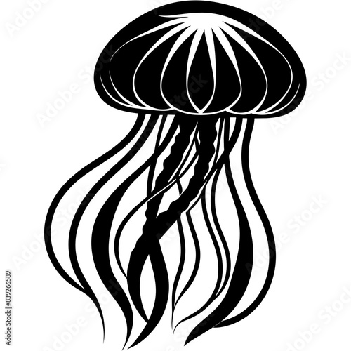 mushroom vector silhouette illustration. svg