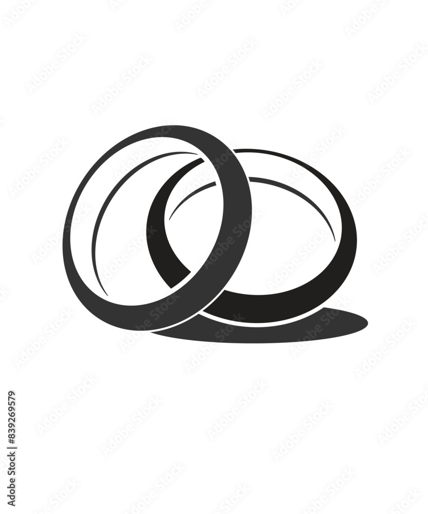 Wedding rings stock illustration Wedding rings stock illustration