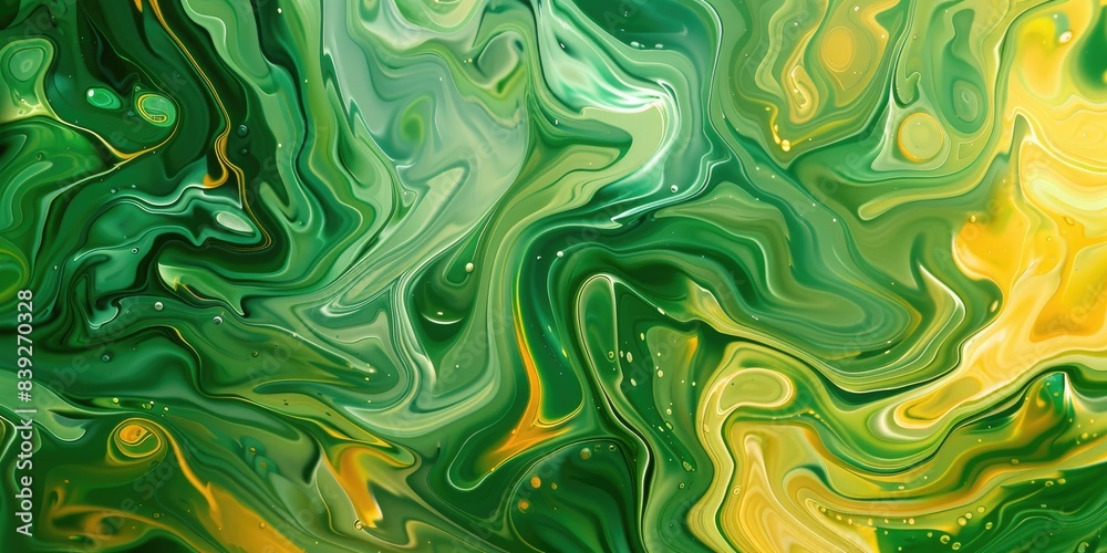 Energetic Green and Yellow Waves Energetic Green and Yellow Waves