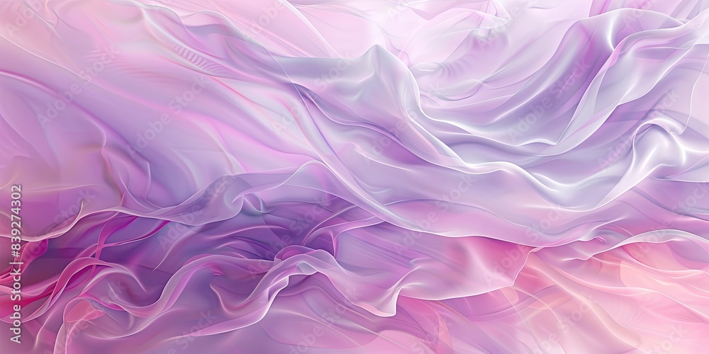 Soft Pink and Purple Fluid Art