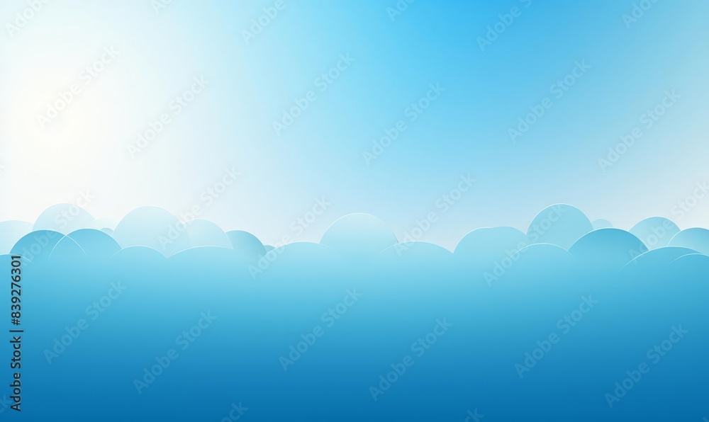 blue skies horizon flat design top view clear day cartoon drawing pastel colors blue skies horizon flat design top view clear day cartoon drawing pastel colors