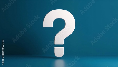 Question mark, faq Q & A , question bubble icon model asking solution logo information