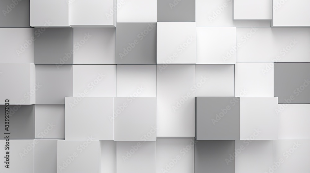 Abstract geometric pattern white and grey background Abstract geometric pattern white and grey background