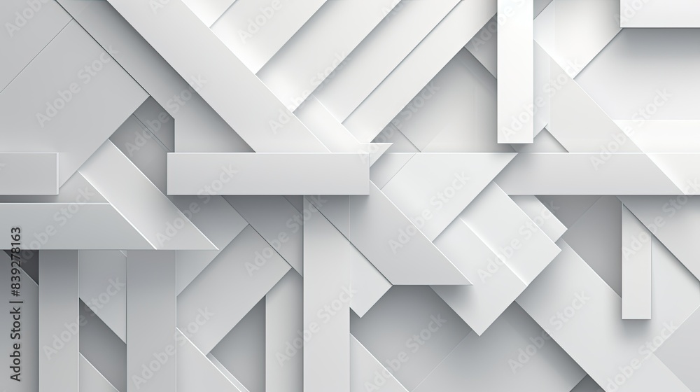 Abstract geometric pattern white and grey background Abstract geometric pattern white and grey background