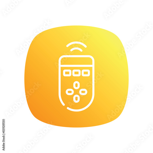 Controller icon isolate whitebackground vector illustration