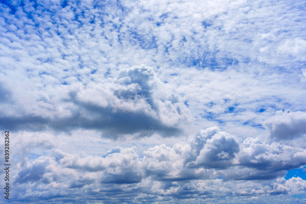 Cloud Formations and Sky Patterns Background