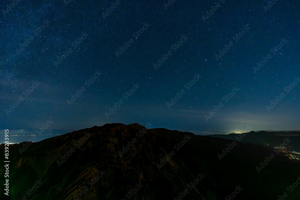 唐松岳の夜空