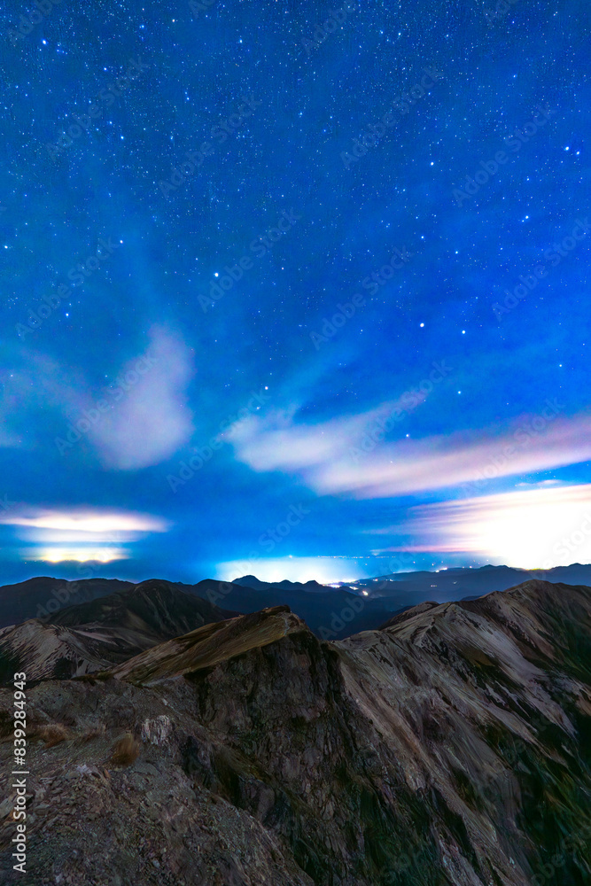 白馬岳の星空