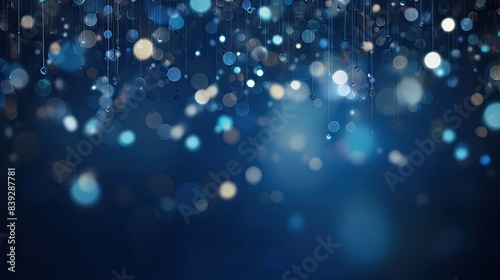 graduation celebration background blur bokeh dark blue