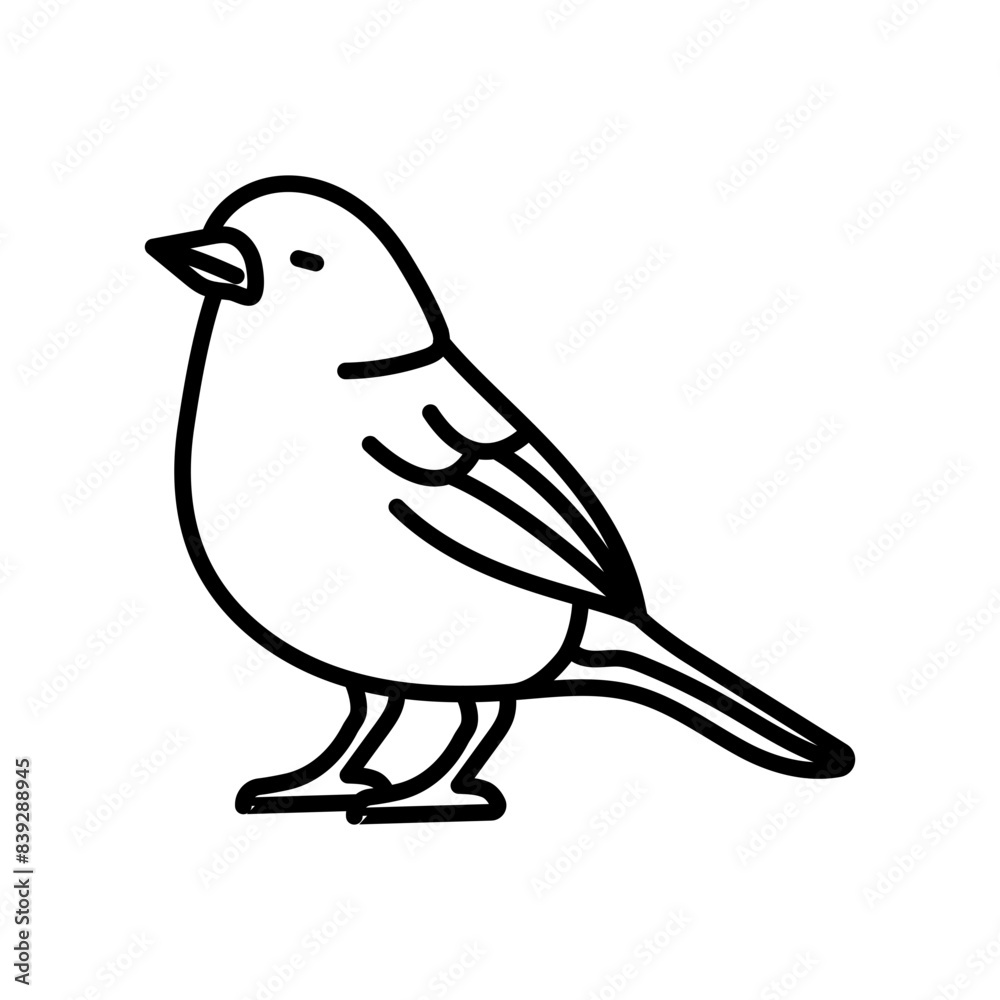 Cockatiel Outline Icon, Vector illustration Cockatiel Outline Icon, Vector illustration