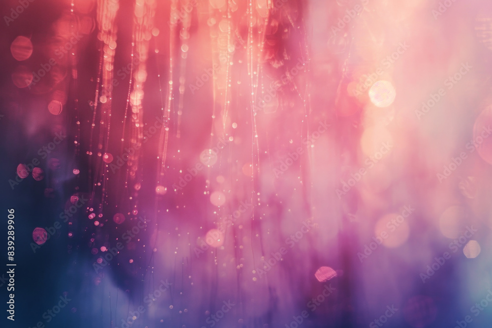 Subtle light leaks in a modern color palette, creating an ethereal ...