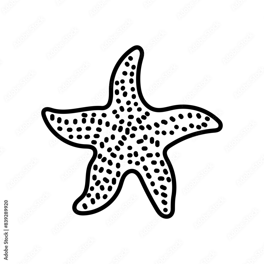 Star Fish Outline Icon, Vector illustration Star Fish Outline Icon, Vector illustration