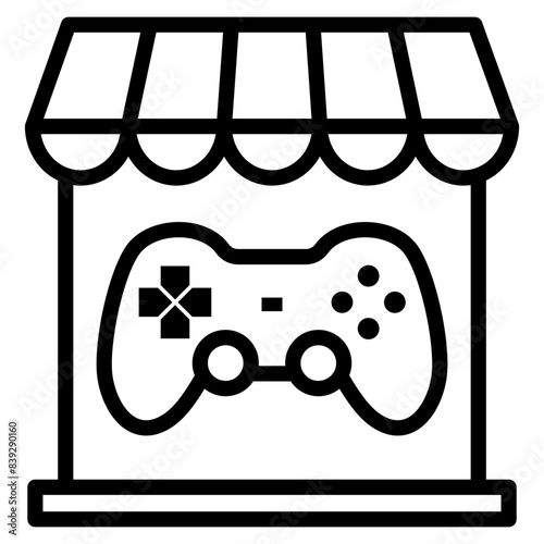 Game Store Icon For Design Element