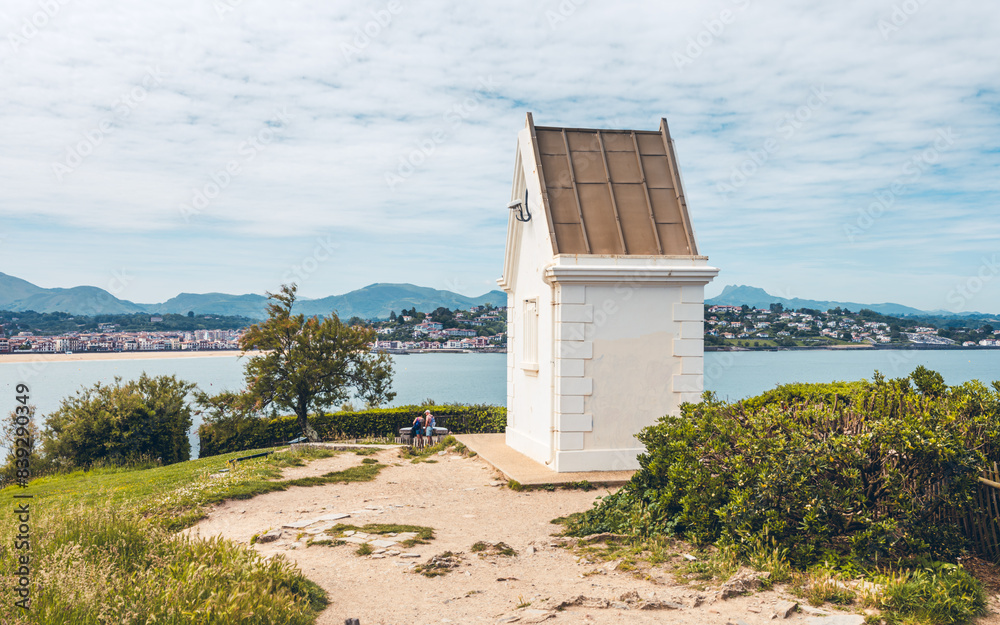 Discovery of the sublime trout town of Saint Jean Luz, its beaches and cliffs, Basque country in summer, France Discovery of the sublime trout town of Saint Jean Luz, its beaches and cliffs, Basque country in summer, France