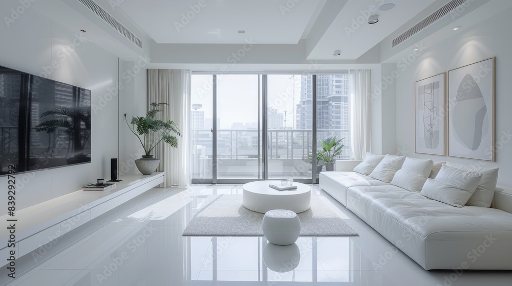 Fototapeta premium modern living room interior