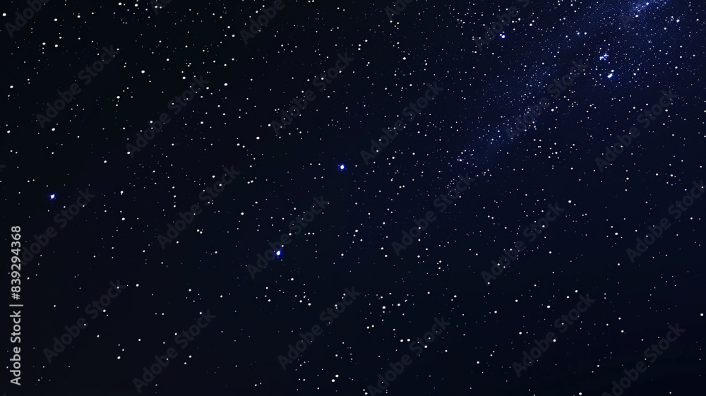 Panoramic view of the night starry sky Panoramic view of the night starry sky
