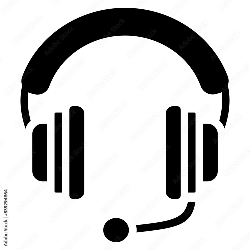 Gaming Headset Icon For Design Element Gaming Headset Icon For Design Element