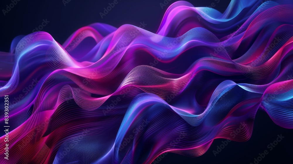 Abstract Neon Waves Abstract Neon Waves