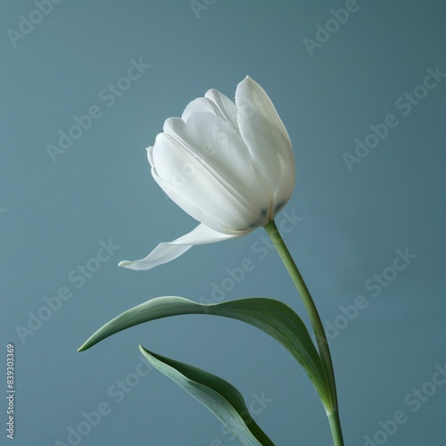 Single White Tulip
