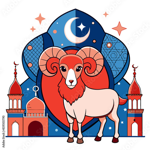 Eid al Adha Beautiful illustration graphic 
