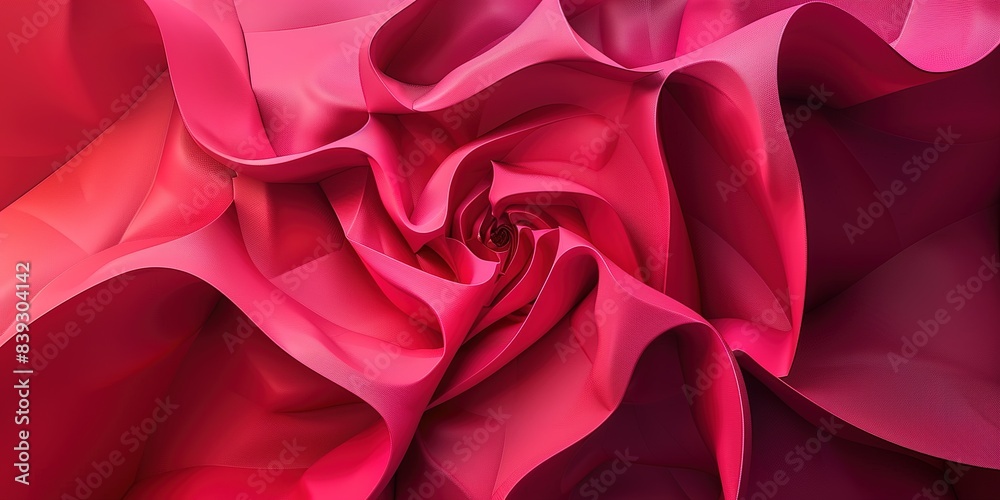 Abstract magenta 3d folded Design Background Abstract magenta 3d folded Design Background