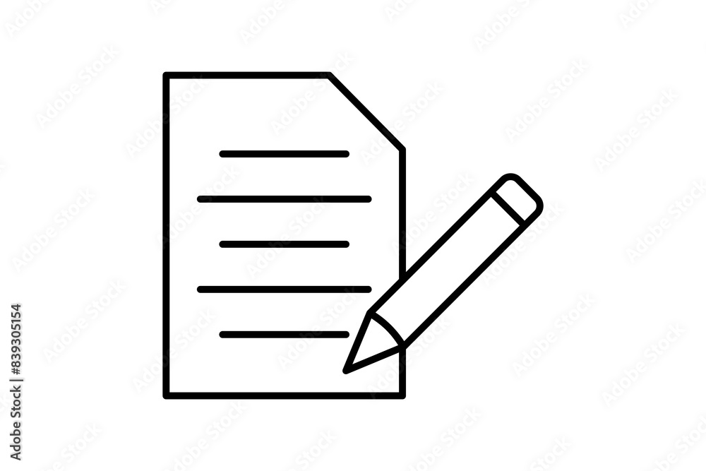 Document Editor icon. icon related to edit tool. suitable for web site, app, user interfaces, printable etc. line icon style. simple vector design editable Document Editor icon. icon related to edit tool. suitable for web site, app, user interfaces, printable etc. line icon style. simple vector design editable