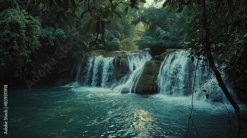 Waterfalls in Laos